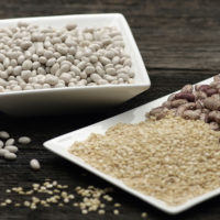 High Fiber Legumes, Shop With The Doc, photo of beans in bowls